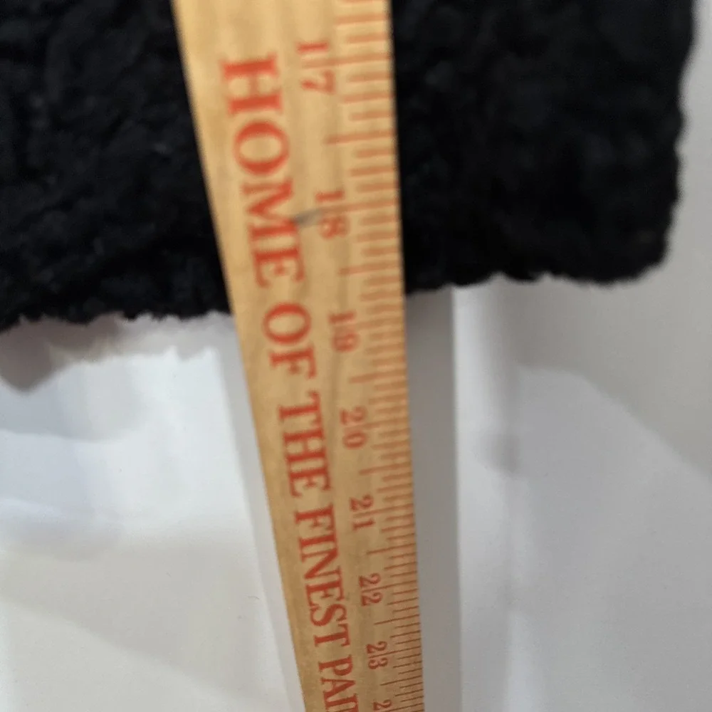 Real‎ Persian Lamb Fur straight  jacket coat  KARAKUL ASTRAKHAN